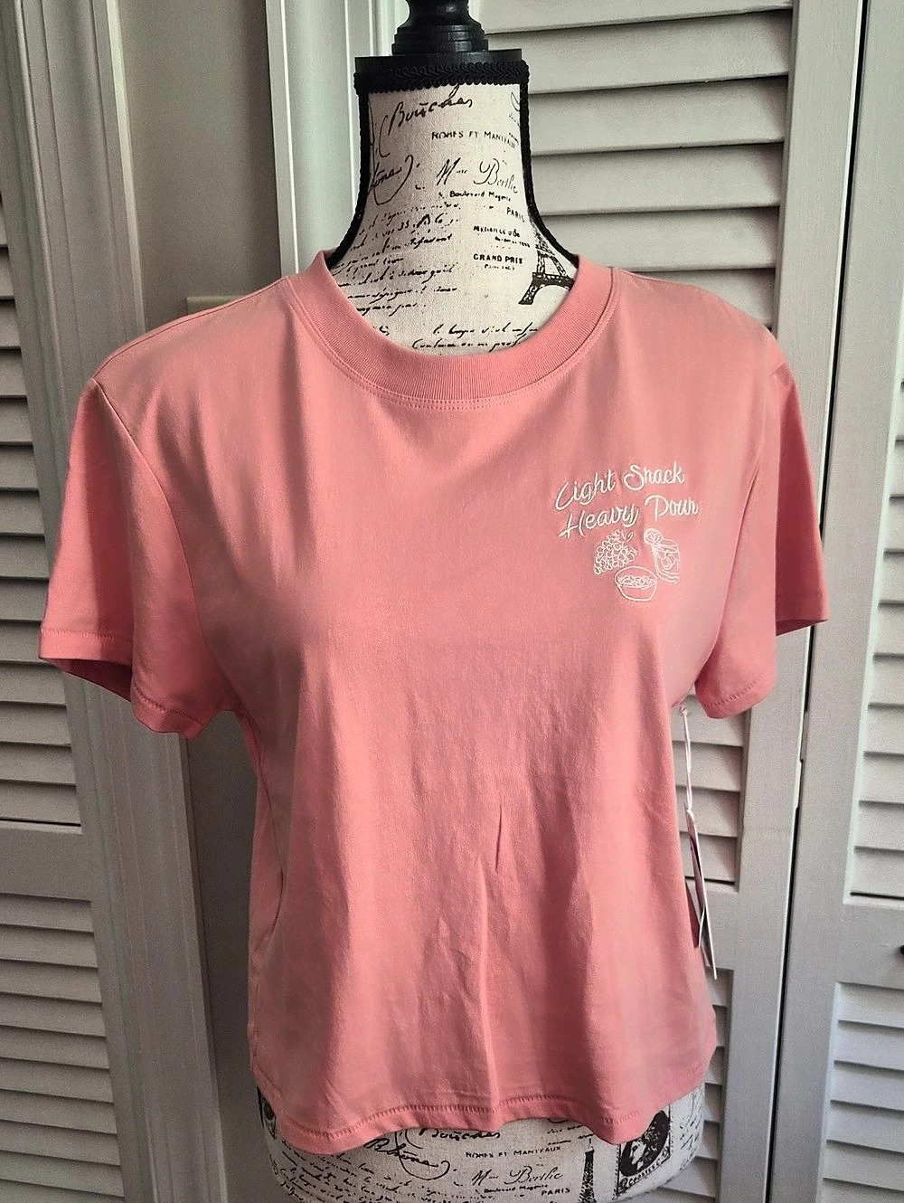Wildfox Jamie Tee Pink Size Small